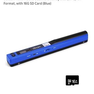 iScan Portable Scanner with 16GB SD Card